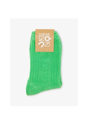 Mens Loewe x On Branded Cotton-Blend Socks