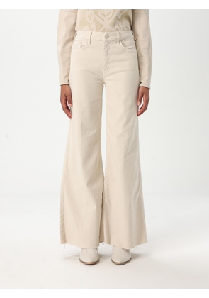 Jeans MOTHER Woman color Yellow Cream
