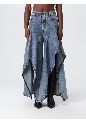 Jeans ALAÏA Woman color Blue