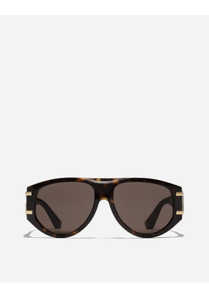 Dolce & Gabbana Dg Griffe Sunglasses - Woman Havana Acetate Onesize