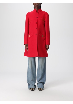 Coat VALENTINO Woman color Red