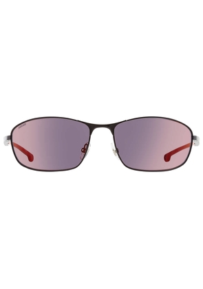 Carrera Red Mirror Rectangular Mens Sunglasses CARRERA DUCATI 006/S 0OIT/AO 64