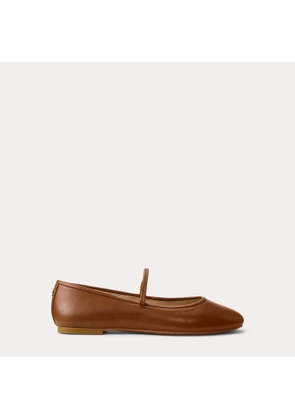 Jayna Nappa Leather Mary Jane Flat