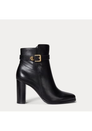 Brooke II Burnished Leather Bootie Heel