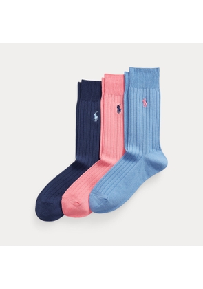 Cotton-Blend Trouser Sock 3-Pack