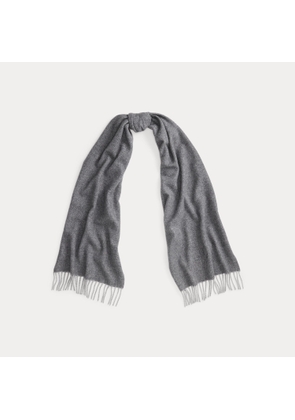 Wool-Cashmere Herringbone Scarf