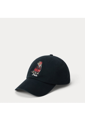 Dog-Embroidered Twill Ball Cap