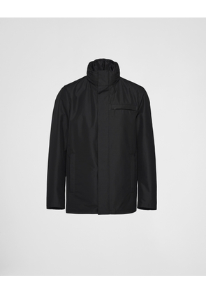 Technical fabric blouson jacket