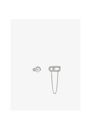 Messika Move Uno 18ct Gold and Diamond Chain and Stud Earrings