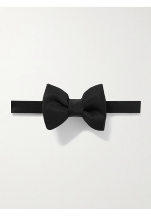 TOM FORD - Pre-Tied Silk-Grosgrain Bow Tie - Men - Black