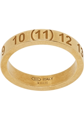 Maison Margiela Gold Number Reference Ring