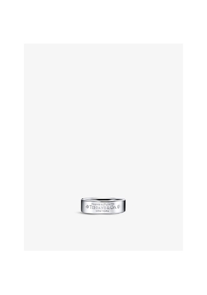 Mens Tiffany & Co Return To Tiffany Sterling-Silver and 0.01ct Diamond Ring