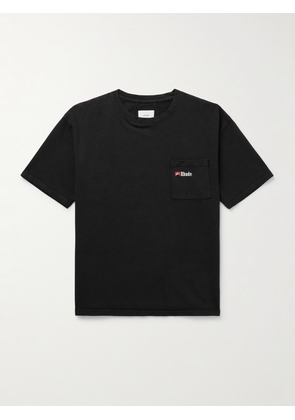 Rhude - Logo-Print Cotton-Jersey T-Shirt - Men - Black - XS