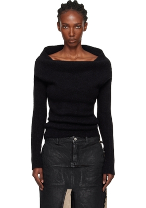 Rick Owens Black Concordians Runway LS Turtleneck