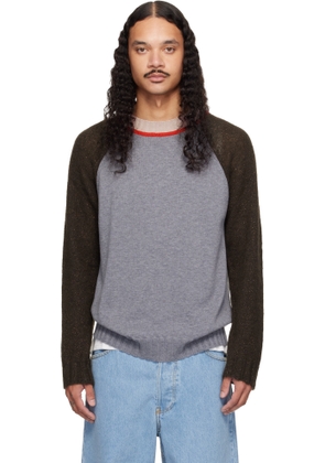 Edward Cuming Brown & Gray 'Jock In The Closet' Sweater