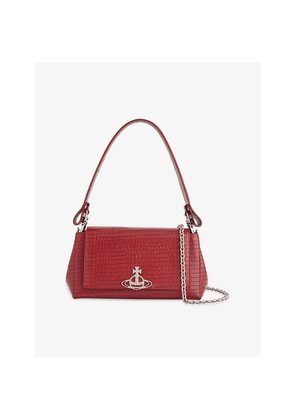 Womens Vivienne Westwood Hazel Medium Leather Shoulder Bag