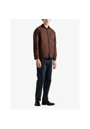 Mens Prada Long-Sleeve Re-Nylon Shirt