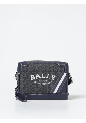 Bally bag in saffiano leather with all-over monogram