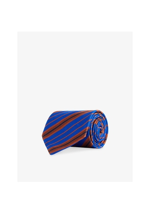 Mens Vivienne Westwood Striped Silk Tie