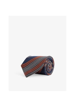 Mens Vivienne Westwood Striped Silk Tie