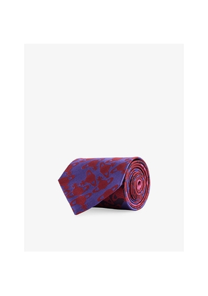 Mens Vivienne Westwood Patterned Silk Tie