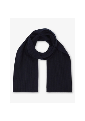 Mens Reiss Chesterfield Merino-Wool Scarf