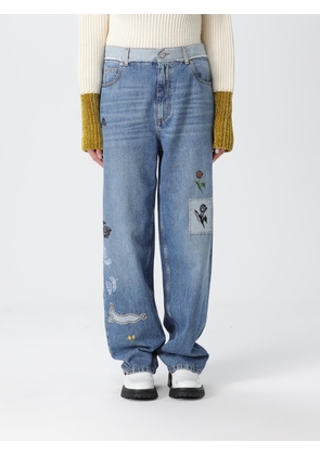 Jeans MARNI Woman color Gnawed Blue