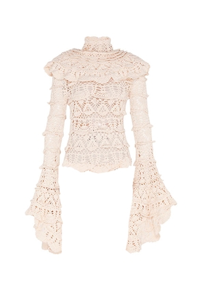 Zimmermann Hypnotic Hand Crochet Cotton Sweater - Moda Operandi