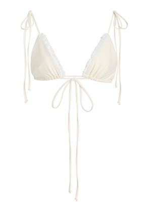 MARE PERPETUA Frill Essential Bikini Top - Moda Operandi