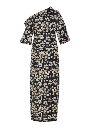 Bernadette Bowery Off-The-Shoulder Buttercup-Print Cotton-Linen Maxi Dress - Moda Operandi