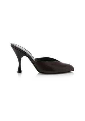 Herbert Levine Sitting Pretty Leather Mules - Moda Operandi