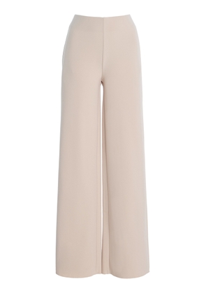 BIRROT Exclusive Lay2 High-Rise Bonded-Crepe Straight-Leg Trousers - Moda Operandi