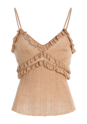 Ulla Johnson Anthia Embroidered Wool Camisole - Moda Operandi