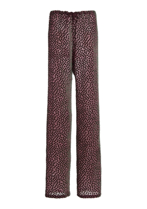 Dries Van Noten Pachas Polka-Dot Straight-Leg Pants - Moda Operandi