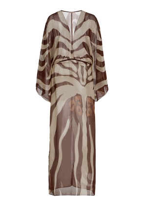 Johanna Ortiz Spiritual Healers Georgette Maxi Dress - Moda Operandi