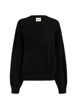 Khaite Wolfe Oversized Knit Cashmere Sweater - Moda Operandi
