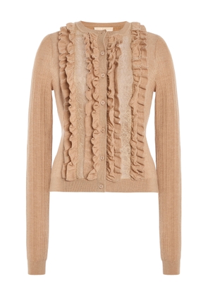 Ulla Johnson Maryel Embroidered Wool Cardigan - Moda Operandi