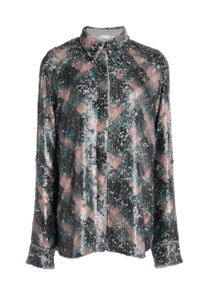 Dries Van Noten Chowy Sequinned Shirt - Moda Operandi