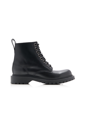 Givenchy Lace-Up Leather Boots - Moda Operandi