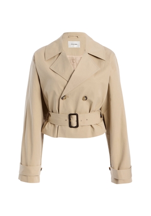 FRAME The Uniform Cotton Trench Jacket - Moda Operandi