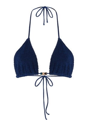 Bond-Eye Ingrid Beaded Triangle Bikini Top - Moda Operandi
