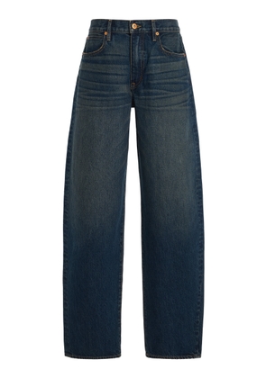 SLVRLAKE Ella Rigid Mid-Rise Curved-Leg Jeans - Moda Operandi