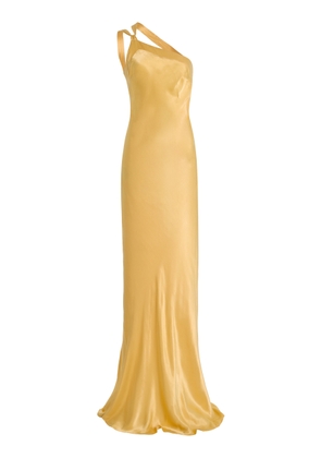 Arcina Ori Monique Open-Back Satin Gown - Moda Operandi