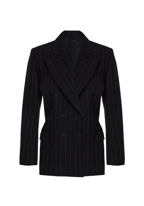 Isabel Marant Maia Pinstriped Cotton-Wool Double-Breasted Blazer - Moda Operandi