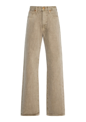 SLVRLAKE London Rigid High-Rise Straight-Leg Jeans - Moda Operandi