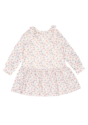 Bonpoint Kids Mariela Floral Print Long Sleeve Dress