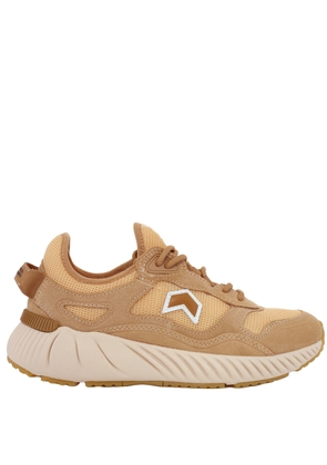 Isabel Marant Ewie Sporty Leather Sneakers - Ochre