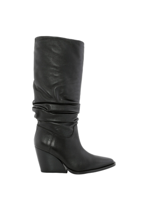 Kenzo Black Billow Heel High-Top Boots