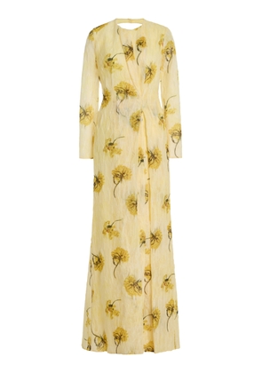 Emilia Wickstead Desiderio Printed Chiffon Gown - Moda Operandi