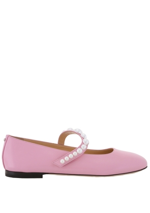 Mach & Mach Sirene Faux-Pearl Embellished Ballerina Flats